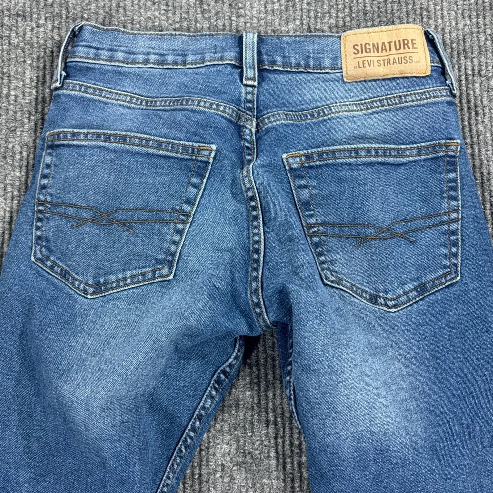 Signature‎ by Levi Strauss Slim Jeans Mens 28x30 Blue Denim Mid Wash 59178-0144